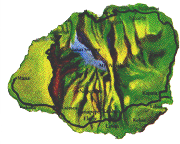 Kauaʻi island map